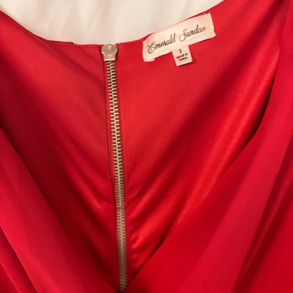 Red Party Dress - Picture 3 of 3